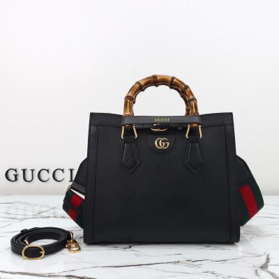 Gucci - Original Leather Bag 702721 Brown Classic GG Pattern with Dust Bag