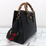Gucci 702721 Black Leather Bag with Dust Bag