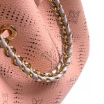 Louis Vuitton Bella Handbag M13840 – Milkshake Pink Perforated Calfskin
