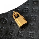 Louis Vuitton Anytime Small Monogram Empreinte Leather Handbag M14414 Black / M14658 Milkshake Pink