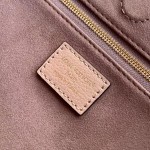 Louis Vuitton Anytime Small Monogram Empreinte Leather Handbag M14414 Black / M14658 Milkshake Pink