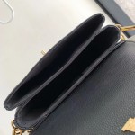 Louis Vuitton Oxford Handbag M22735/M22792 black grey brown soft grained leather gold hardware