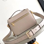 Louis Vuitton Oxford Handbag M22735/M22792 black grey brown soft grained leather gold hardware