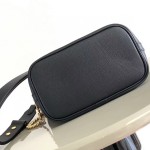 Louis Vuitton Lock and Walk Bucket Bag M24006/M24165 white black brown calfskin leather LV turn-lock gold chain