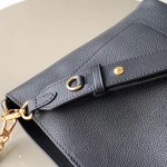 Louis Vuitton Lock and Walk Bucket Bag M24006/M24165 white black brown calfskin leather LV turn-lock gold chain