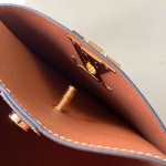 Louis Vuitton Lock and Walk Bucket Bag M24006/M24165 white black brown calfskin leather LV turn-lock gold chain