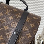 Louis Vuitton Christopher Small Backpack in Monogram Canvas with Rugged Design