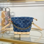 Louis Vuitton Nano Noé Backpack M83043 Denim Blue