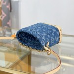 Louis Vuitton Nano Noé Backpack M83043 Denim Blue