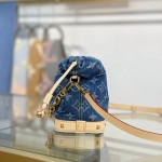 Louis Vuitton Nano Noé Backpack M83043 Denim Blue