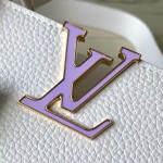 Louis Vuitton × Murakami Capucines M13253 Light Green Off-White Tri-Color Limited Edition – Premium Replica