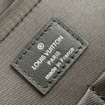 Louis Vuitton Discovery Slim Backpack in Monogram Eclipse Coated Canvas with Front Zipper Pocket