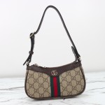 Gucci Mini Shoulder Bag Replica 838465 Apricot Brown and Brown-Red