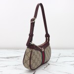 Gucci Mini Shoulder Bag Replica 838465 Apricot Brown and Brown-Red