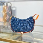 Louis Vuitton Pochette Valley M13571 Denim Blue Replica