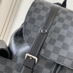 Louis Vuitton Christopher Small Backpack in Monogram Canvas with Rugged Design
