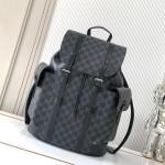 Louis Vuitton Christopher Small Backpack in Monogram Canvas with Rugged Design