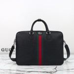 Gucci 834461 Calfskin Leather Tote Bag