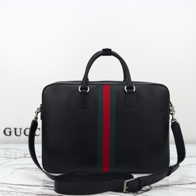 Gucci - 834461 Calfskin Leather Tote Bag Luxury Business Handbag