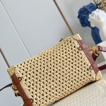 Louis Vuitton Side Trunk M14405 Medium Raffia Leather Replica Handbag