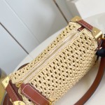 Louis Vuitton Side Trunk M14405 Medium Raffia Leather Replica Handbag