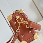 Louis Vuitton Side Trunk M14405 Medium Raffia Leather Replica Handbag