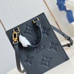 Louis Vuitton Petit Sac Plat M57937 Black Monogram Replica