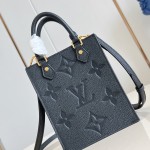 Louis Vuitton Petit Sac Plat M57937 Black Monogram Replica