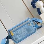 Louis Vuitton Bosphore Mini Bag N00210 Damier Denim 3D Replica