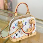 Louis Vuitton x TM ALMA BB Handbag M13078 Premium MB163c Chip Leather