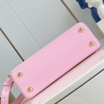 Louis Vuitton Capucines Mini Handbag M24740 Pink Taurillon Leather