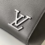 Louis Vuitton Flap Backpack in Black Original Leather with Magnetic Flap and Zipper Pockets