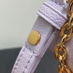 Louis Vuitton Wallet On Chain Ivy M82210 Purple Monogram Empreinte Leather