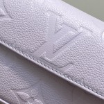 Louis Vuitton Wallet On Chain Ivy M82210 Purple Monogram Empreinte Leather