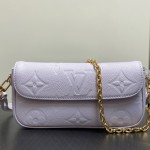 Louis Vuitton Wallet On Chain Ivy M82210 Purple Monogram Empreinte Leather
