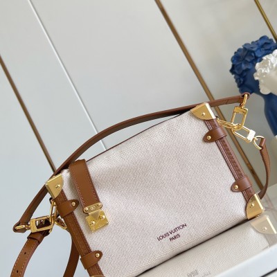 Louis Vuitton - Side Trunk MM Bag Natural Canvas M14411 