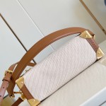 Louis Vuitton Side Trunk MM Natural Canvas M14411 Replica Bag