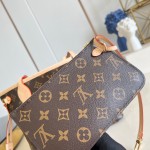 Louis Vuitton Neverfull Small Tote Bag M46979 in Monogram Canvas with Leather Trim