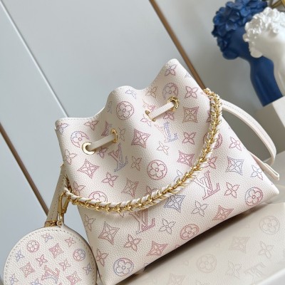 Louis Vuitton - Bella Bag M15114 – Dream Series in Perforated Monogram Leather with Watercolor Effect