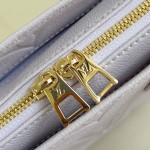 Louis Vuitton OnTheGo East West Handbag M15192 in Pastel Lilac Monogram Empreinte Leather