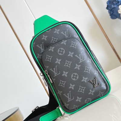 Louis Vuitton - Avenue Small Shoulder Bag Monogram Eclipse M25891