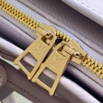 Louis Vuitton OnTheGo East West Purple Monogram Empreinte Leather Chain Bag M23640