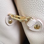 Louis Vuitton Neverfull Inside Out MM Handbag M25665 Monogram Dune & Hazelnut Leather