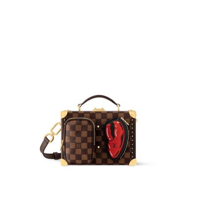 Louis Vuitton - Sawagani Trunk Handbag N40765 Damier Phriendship Canvas 