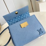 Louis Vuitton Cluny Mini Bag M14855 Denim Blue Epi Leather