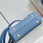 Louis Vuitton Cluny Mini Bag M14855 Denim Blue Epi Leather