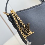 Louis Vuitton Pochette LV Bloom Apricot Rose Red Black – M25784 / M25525