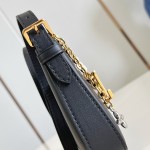 Louis Vuitton Pochette LV Bloom Apricot Rose Red Black – M25784 / M25525