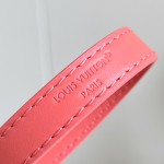 Louis Vuitton Pochette LV Bloom Apricot Rose Red Black – M25784 / M25525