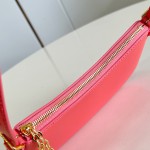 Louis Vuitton Pochette LV Bloom Apricot Rose Red Black – M25784 / M25525